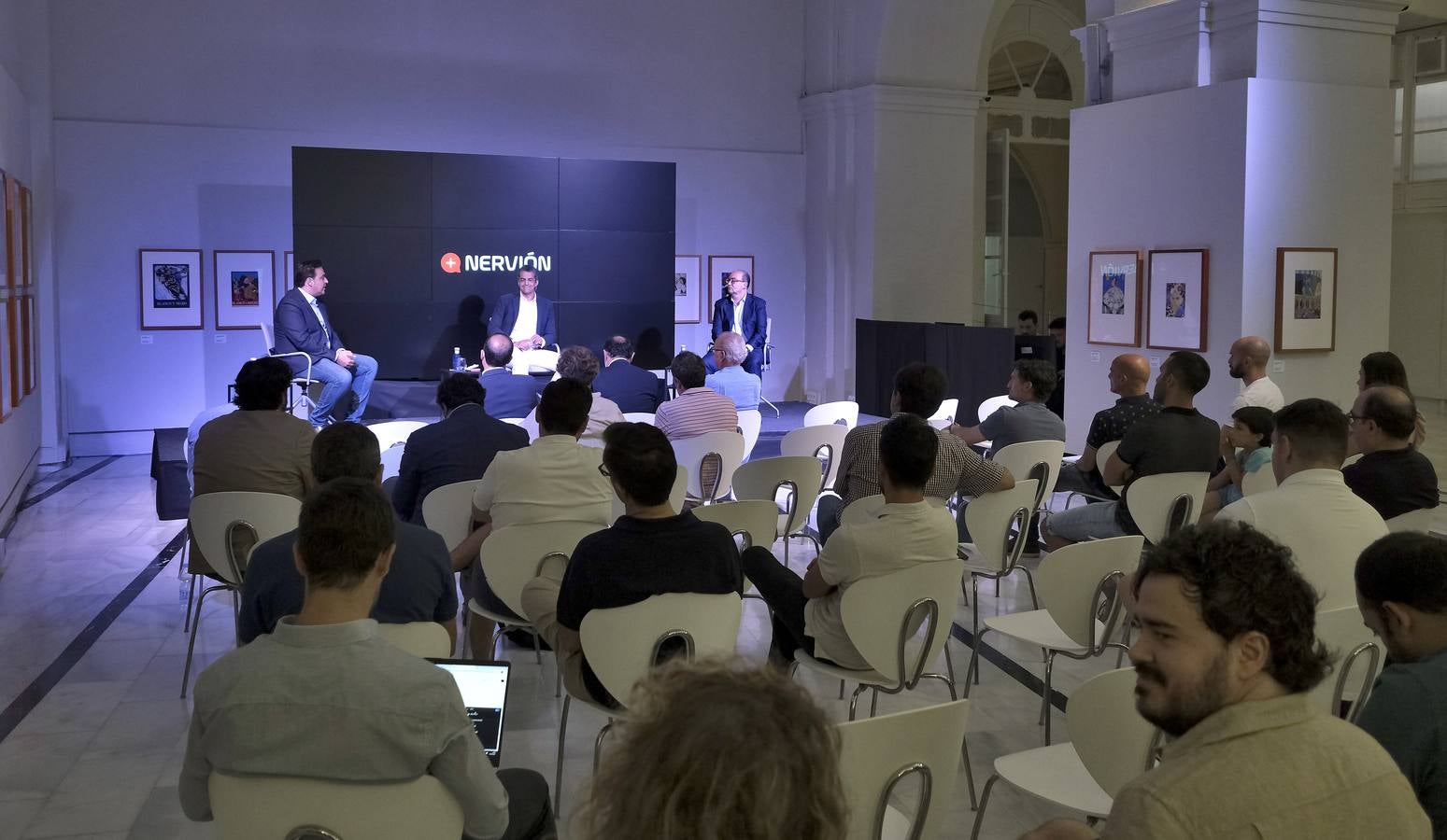 Encuentro con José Castro, presidente del Sevilla FC, en imágenes