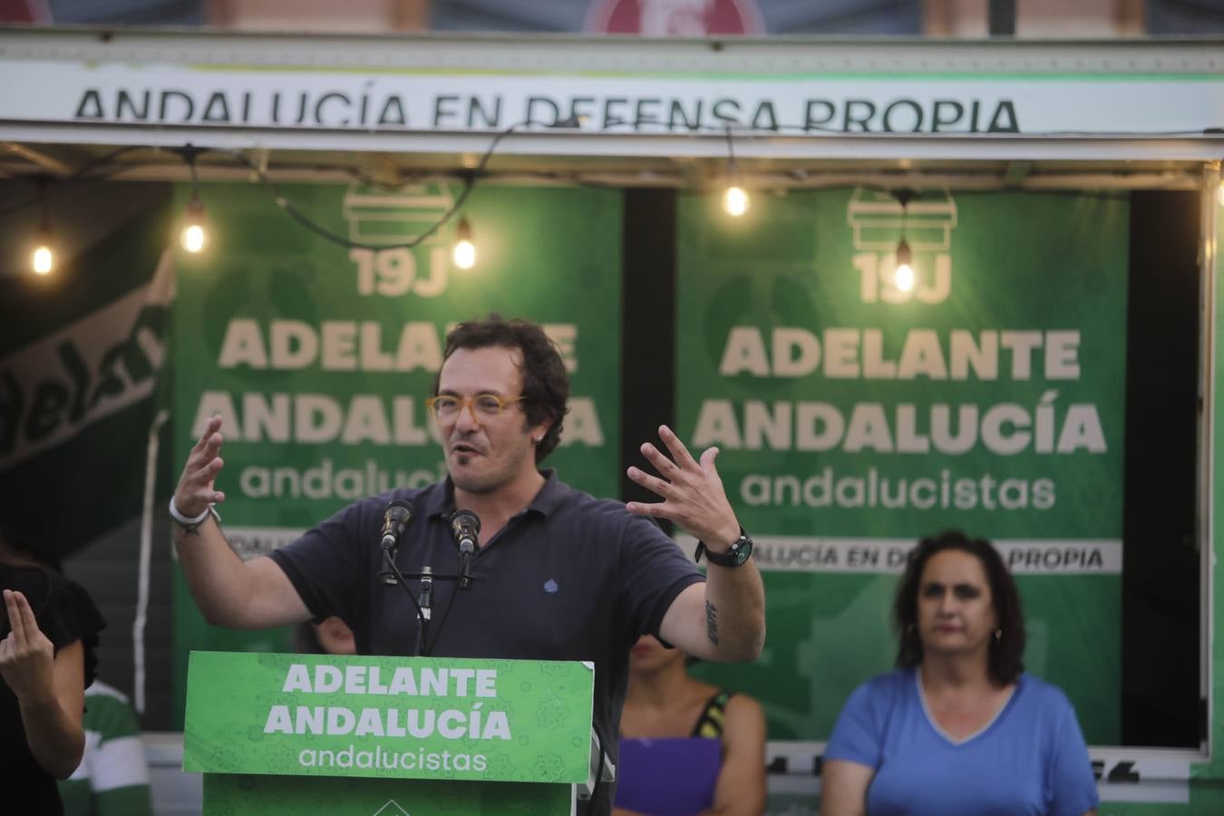 Fotos: Así ha sido el acto de campaña de Adelanta Andalucía en Cádiz