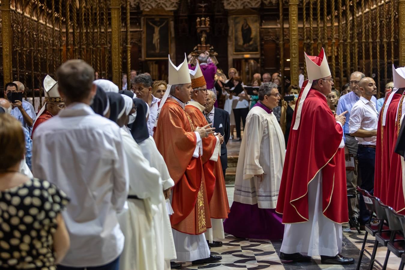 Ceremonia de beatificación de 27 mártires en la Catedral de Sevilla