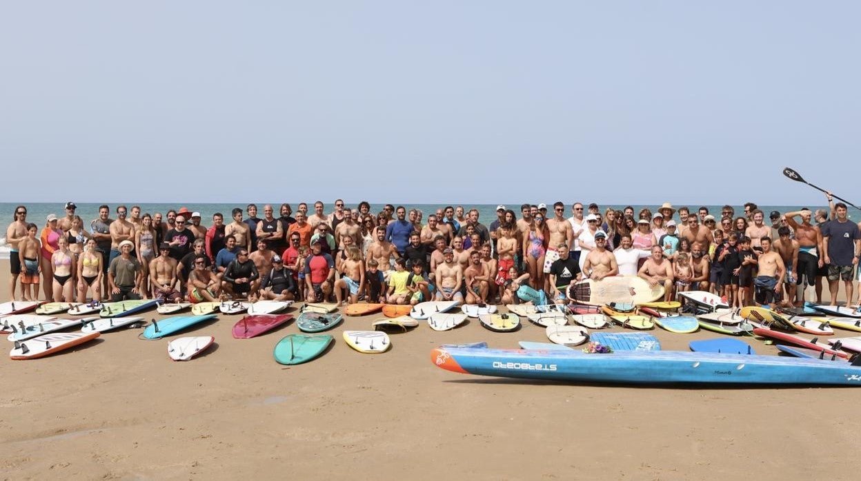 En imágenes: Homenaje a &#039;Bori&#039; en la playa de la Victoria