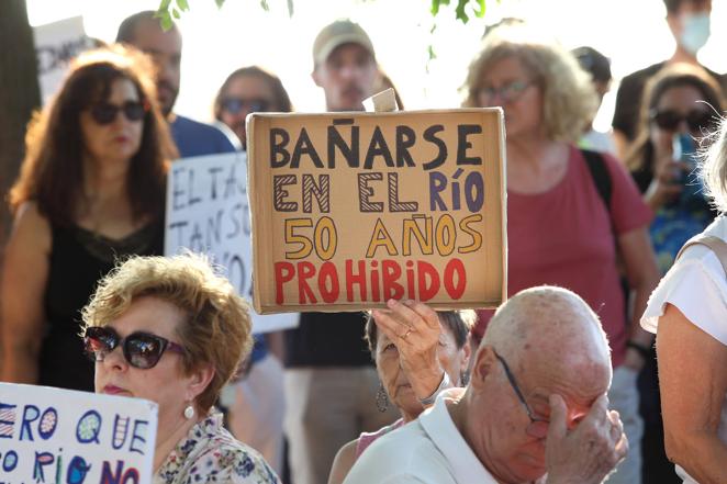 La Plataforma en Defensa del Tajo ha vuelto a recuperar las concentraciones mensuales