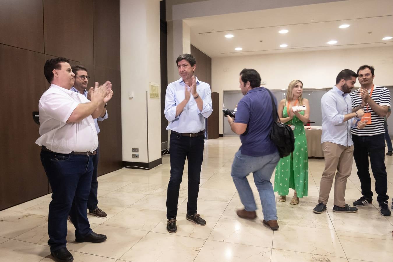 Juan Marín asume la desaparición de Ciudadanos en el Parlamento andaluz, en imágenes