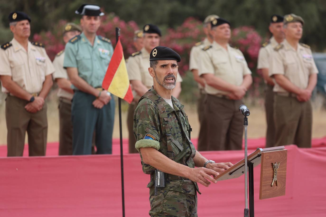 En imágenes, el desfile de la BRI X para despedir al contingente que marcha a Letonia