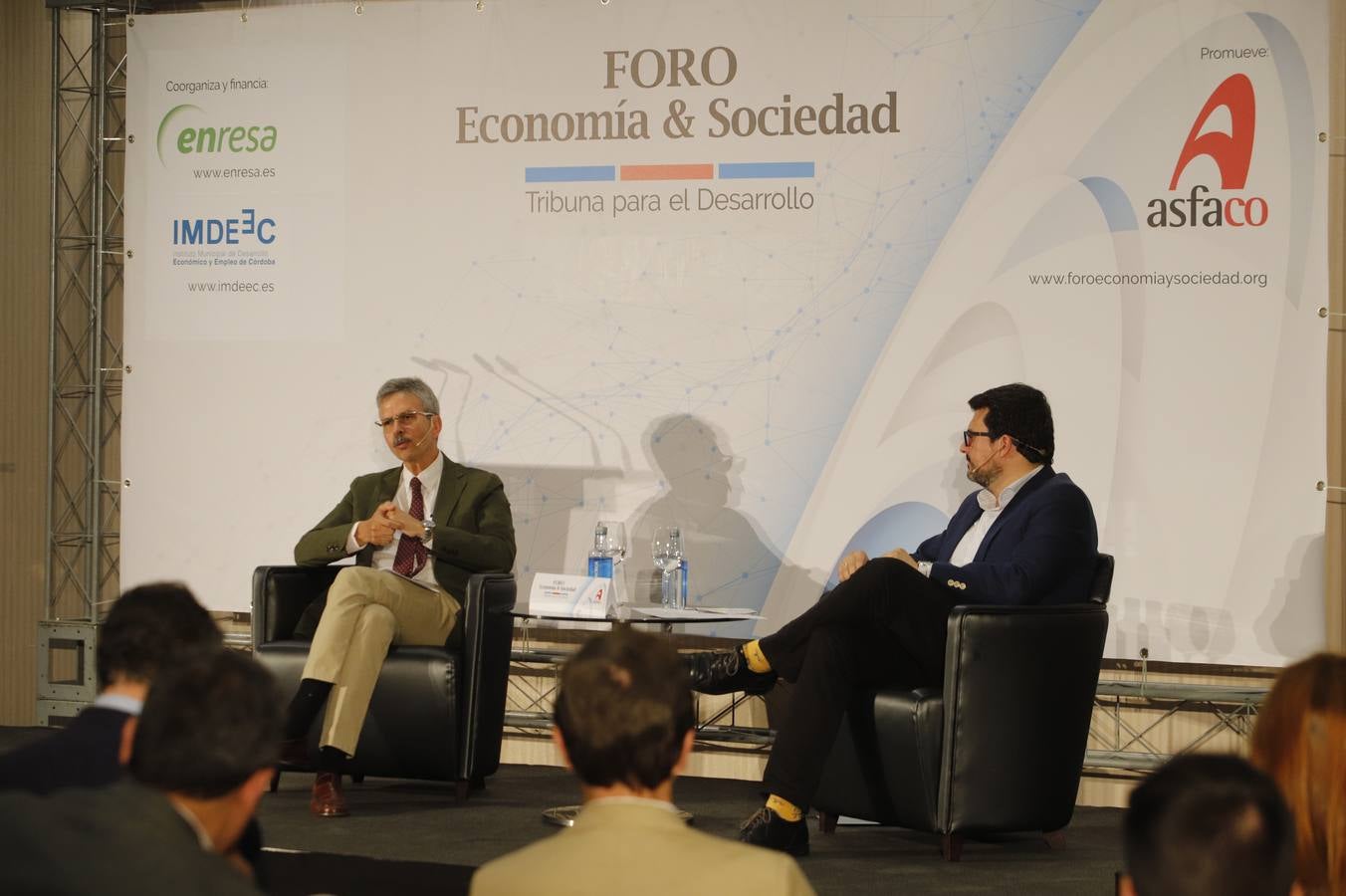 En imágenes, el foro Asfaco con el presidente de Enresa en Córdoba