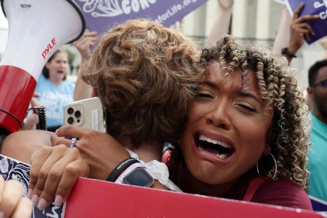 Protestas en Washington por la derogación del aborto en Estados Unidos