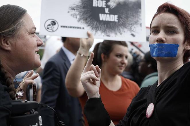 Protestas en Washington por la derogación del aborto en Estados Unidos