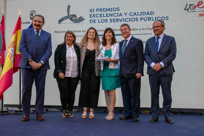 Las mejores imágenes de los IX Premios a la Excelencia y Calidad en la Prestación de Servicios Públicos de Castilla-La Mancha