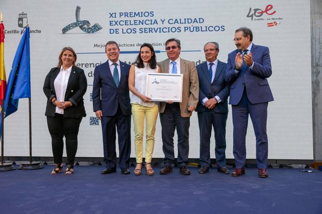 Las mejores imágenes de los IX Premios a la Excelencia y Calidad en la Prestación de Servicios Públicos de Castilla-La Mancha