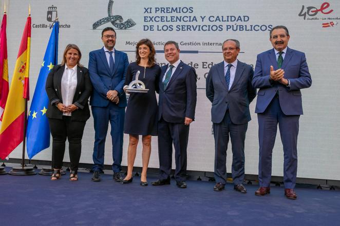 Las mejores imágenes de los IX Premios a la Excelencia y Calidad en la Prestación de Servicios Públicos de Castilla-La Mancha