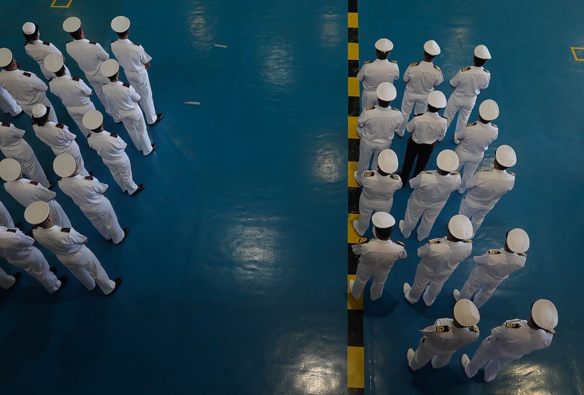 En imágenes: Así ha sido la despedida de los dos últimos helicópteros &#039;Morsa&#039; de la Armada