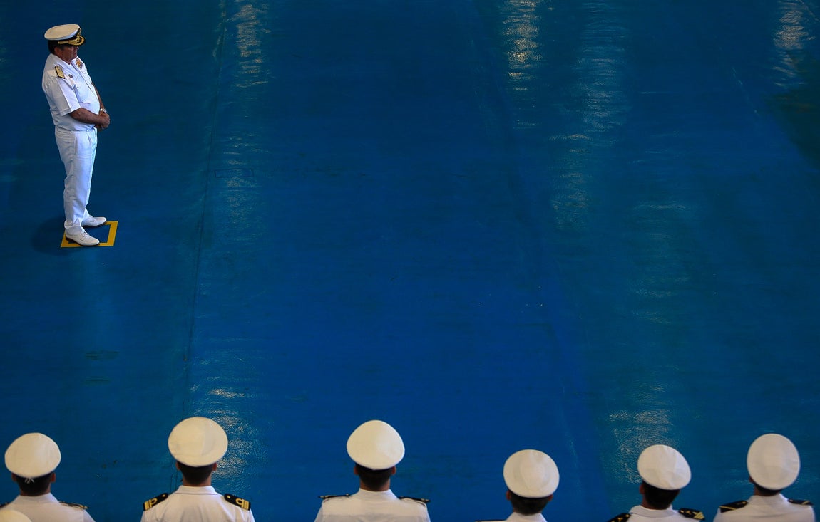 En imágenes: Así ha sido la despedida de los dos últimos helicópteros &#039;Morsa&#039; de la Armada