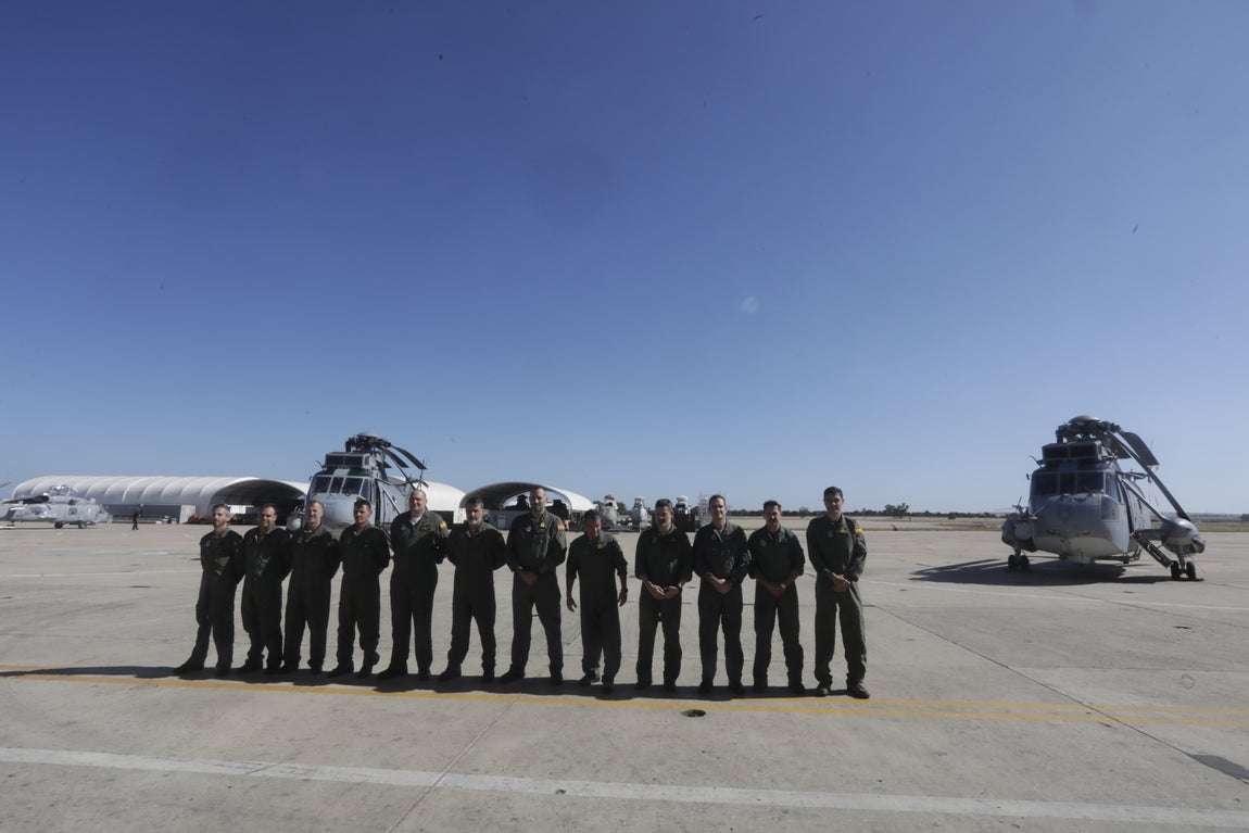 En imágenes: Así ha sido la despedida de los dos últimos helicópteros &#039;Morsa&#039; de la Armada