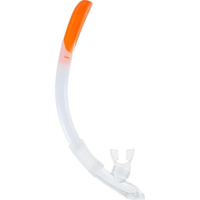 Tubo de snorkel. Tubo de snorkel con válvula que te permitirá realizar tus primeras inmersiones a escasos metros de profundidad, de Decathlon. A7,99 euros y ahora 6,99 euros.ntes