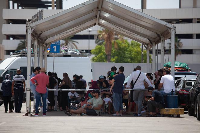 En fotos, las colas en Algeciras por la Operación Paso del Estrecho