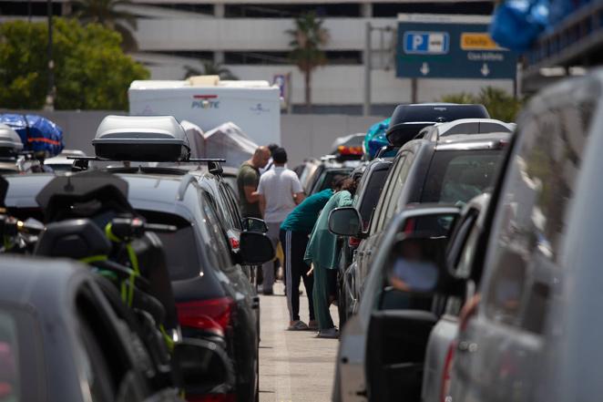 En fotos, las colas en Algeciras por la Operación Paso del Estrecho