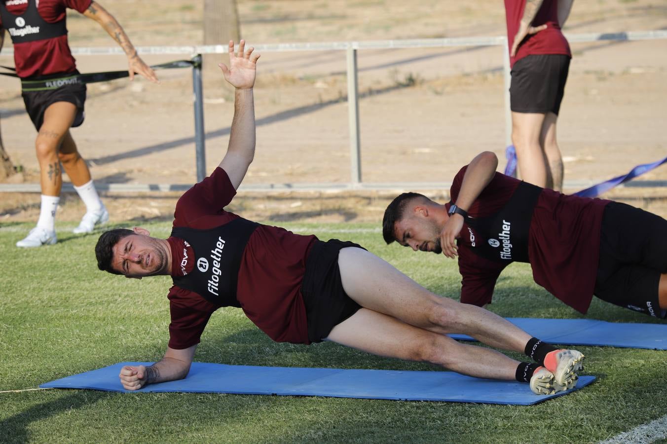 El primer entrenamiento de la temporada del Córdoba CF, en imágenes