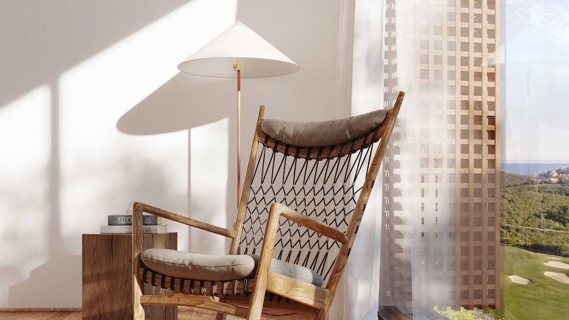 Óptima calidad del aire y de la humedad ambiental. Otro punto a destacar de estas casas es el sistema de ventilación centralizado para obtener una calidad del aire óptima: un sistema silencioso aporta aire fresco y filtrado desde el exterior a los dormitorios y al salón, además de extraer el aire viciado de la cocina y de los cuartos de baño. Este sistema mejora la calidad del aire, equilibra la humedad ambiental y evita la dispersión de olores en la casa.