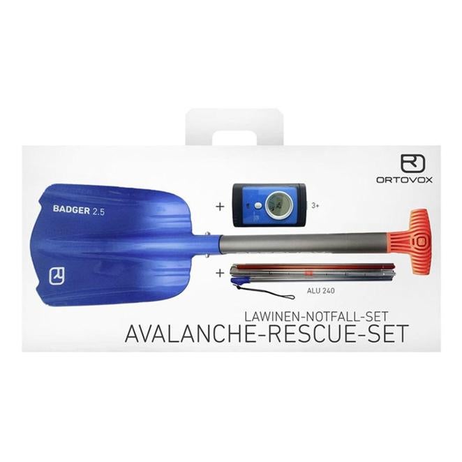 Pack Ortovox Avalanche Rescue Kit 3+ con Arva, Sonda Alu 240 y pala. Incluye el Arva 3+, la pala de avalancha Badger y la sonda Alu 240. Además, también lleva un libro guía de seguridad que explica como funciona cada cosa sobre el terreno. El Arva Ortovox 3+ cuenta con la tecnología Smart-Antenna-Technology, un sistema que cambia su búsqueda primaria a la mejor antena para conseguir la mejor transmisión posible y, así, ser encontrado fácilmente. La pala Beast tiene un gran rendimiento en cualquier tipo de nieve. La sonda Alu 240 está pensada para aquellos entusiastas de los deportes de invierno que sufran por cada gramo de más que llevan encima pesando sólo 235 gramos. En Deporvillage.com por 269,95 euros.