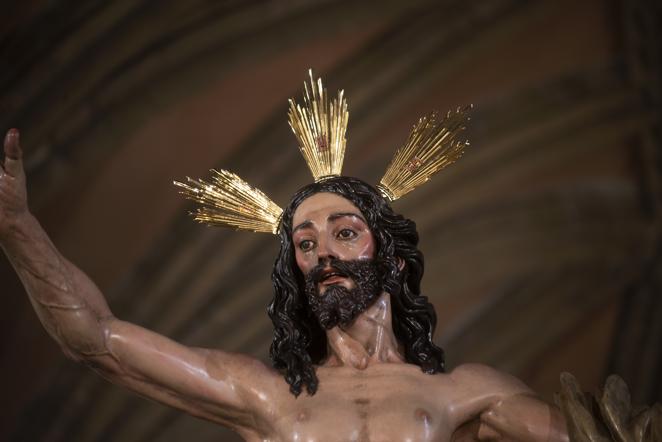 El Señor de la Resurrección en su paso de salida