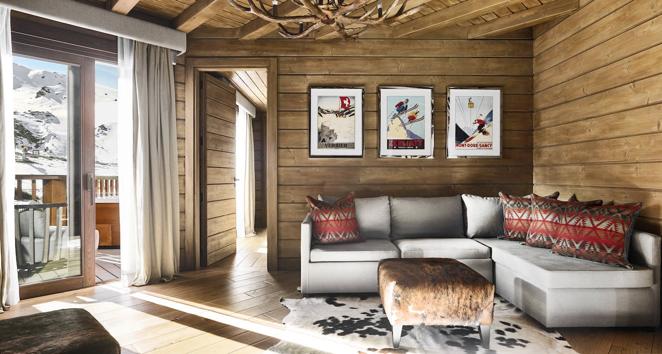 Suites de lujo en Sierra Nevada. Probablemente el rey Felipe VI eligió una de las suites del hotel que cuentan con todo lujo de detalles, además de una decoración nórdica muy apropiada.