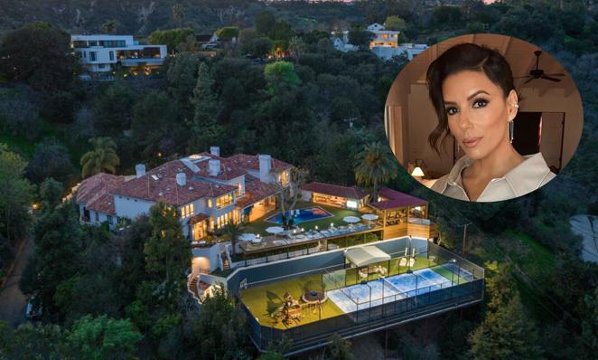 Así es la mansión que vende Eva Longoria. La actriz Eva Longoria y su marido José Bastón han decidido sacar al mercado, de la mano de la inmobiliaria Compass, su vivienda situada en Beverly Hills por 22,88 millones de dólares (unos 21,6 millones de euros al cambio actual).