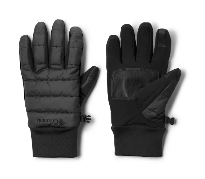 Guantes impermeables. Para esos padres que aman esquiar, unos buenos guantes deben estar siempre a mano. Estos guantes impermeables con aislamiento reciclado y reflectante se encuentran en <a href="https://www.columbiasportswear.es/" target="_blank">columbiasportswear.es</a>