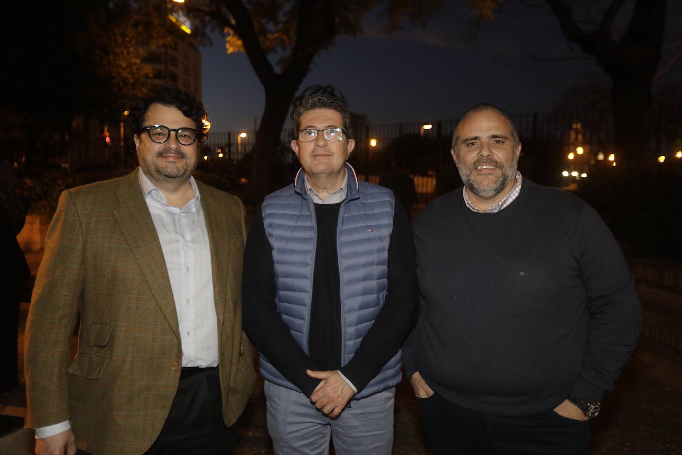 Ángel Marín, Pedro González y Pablo Sánchez