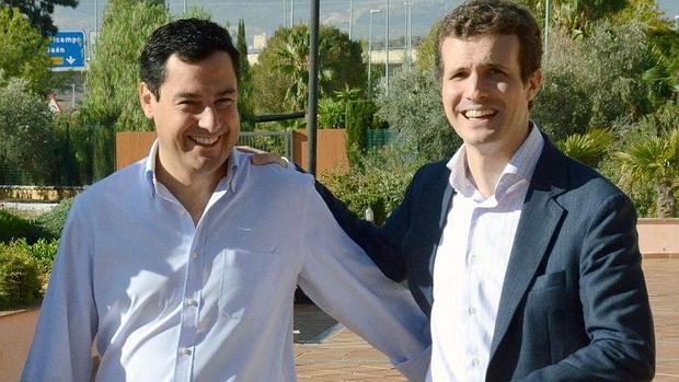 Juanma Morneo y Pablo Casado