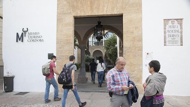 Visitantes al Museo Taurino, el pasado domingo