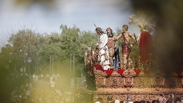 Paso de misterio del Señor del Silencio, del Cerro