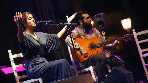 Alba Molina, en la última edición de la Noche Blanca del Flamenco