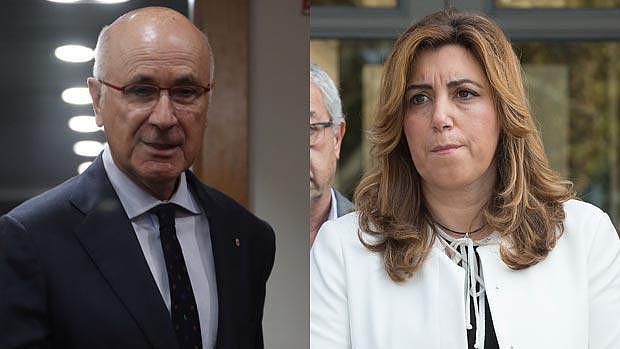 Josep Antonio Duran i Lleida y Susana Díaz, en una imagen de archivo