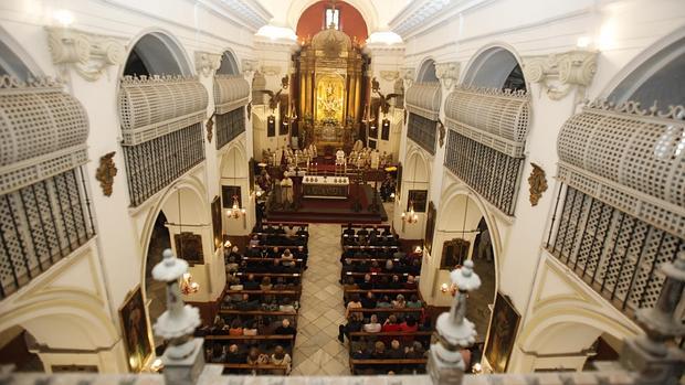 Interior de la iglesia del Juramento de San Rafael