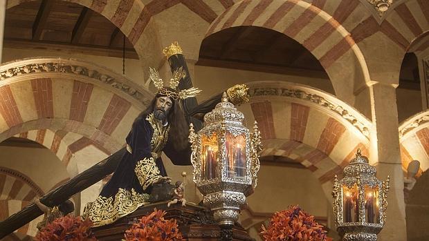 Jesús Caído, en el interior de la Catedral en septiembre