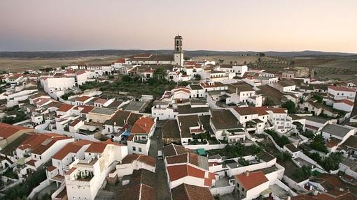 Vista aérea de la localidad de Fuente Obejuna