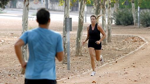 Atletas en el circuito del Tablero