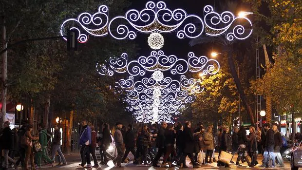Iluminado navideño de este año por Iluminaciones Ximénez en Córdoba