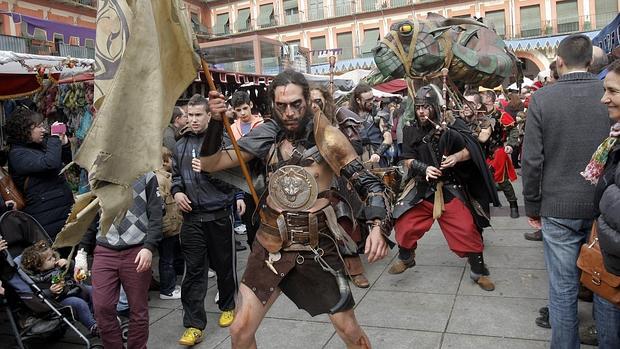 Mercado Medieval celebrado en la plaza de La Corredera en 2013