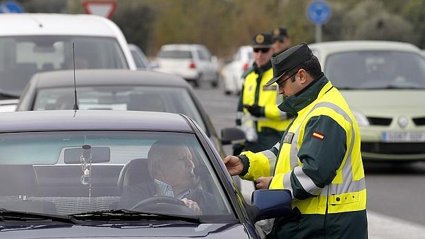 Control de alcoholemia en una carretera de Córdoba