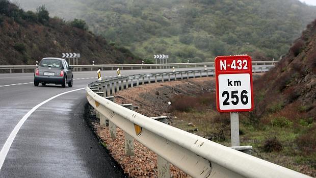 La N-432 es una de las carreteras con mayor tasa de accidentes de la provincia