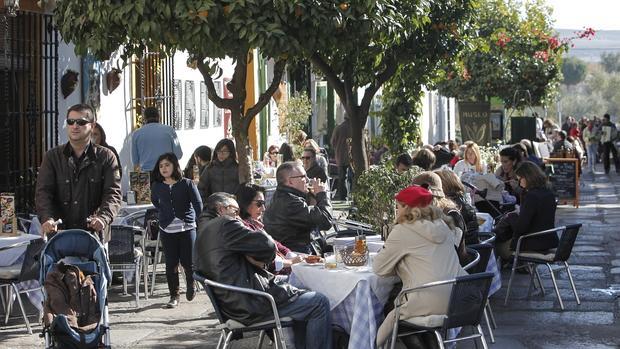 Terraza de un restaurante de Córdoba