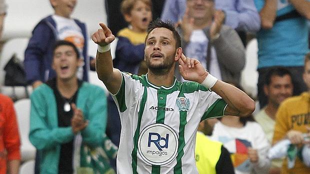 Florin Andone, delantero del Córdoba CF