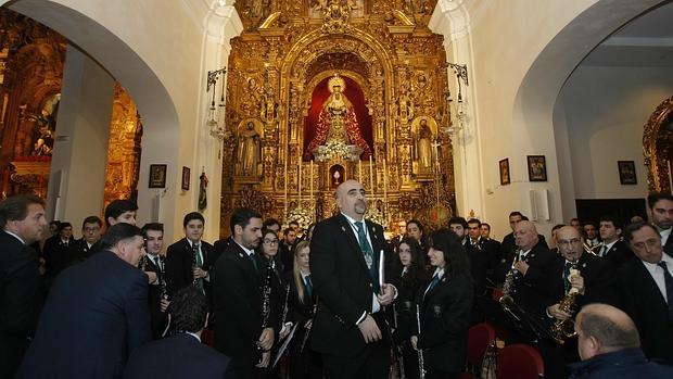 Un momento del concierto en la capilla de los Marineros