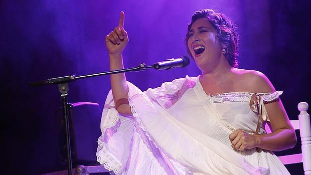 Estrella Morente en una de las ediciones de la Noche Blanca del Flamenco