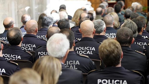 Acto de la Policía Local por San Rafael