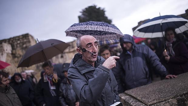 El director de Medina Azahara, José Escudero, este viernes en el yacimiento