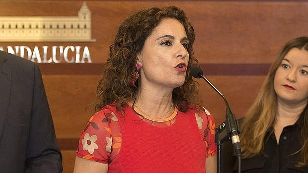 La consejera andaluza e Hacienda, María Jesús Montero