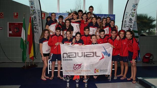El equipo del Navial alevín, campeón de Andalucía