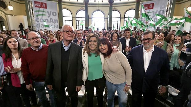 Acto del PSOE con motivo del dia de Andalucia, con la presencia de Susana Diaz, Rafael Escudero y Rodriguez de la Borbolla