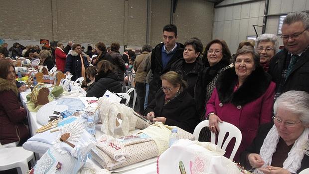 Asistentes al encuentro ayer, en Puente Genil